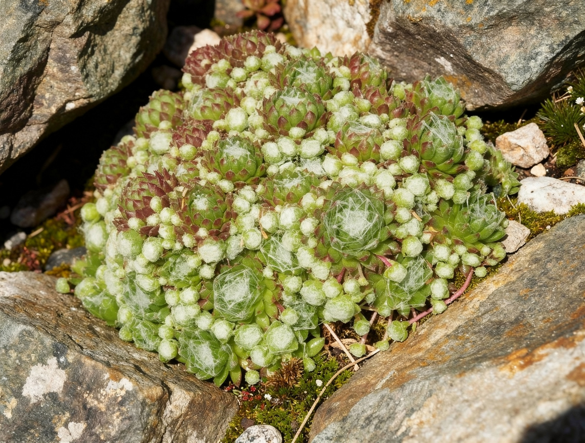 Sempervivum arachnoideum 'de Samat'